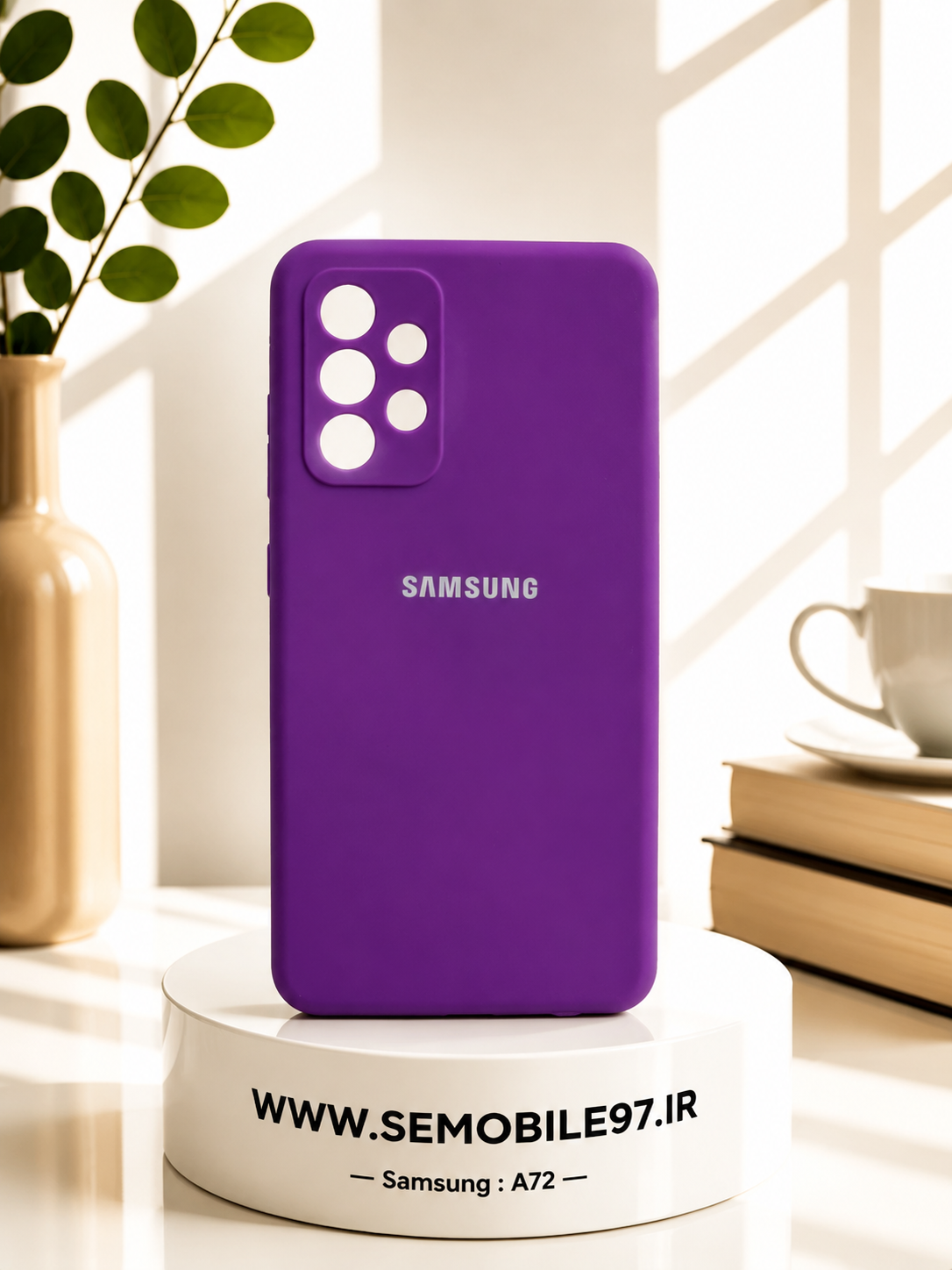 قاب گوشی Galexy A72 سامسونگ مدل سیلیکونی پاکنی
