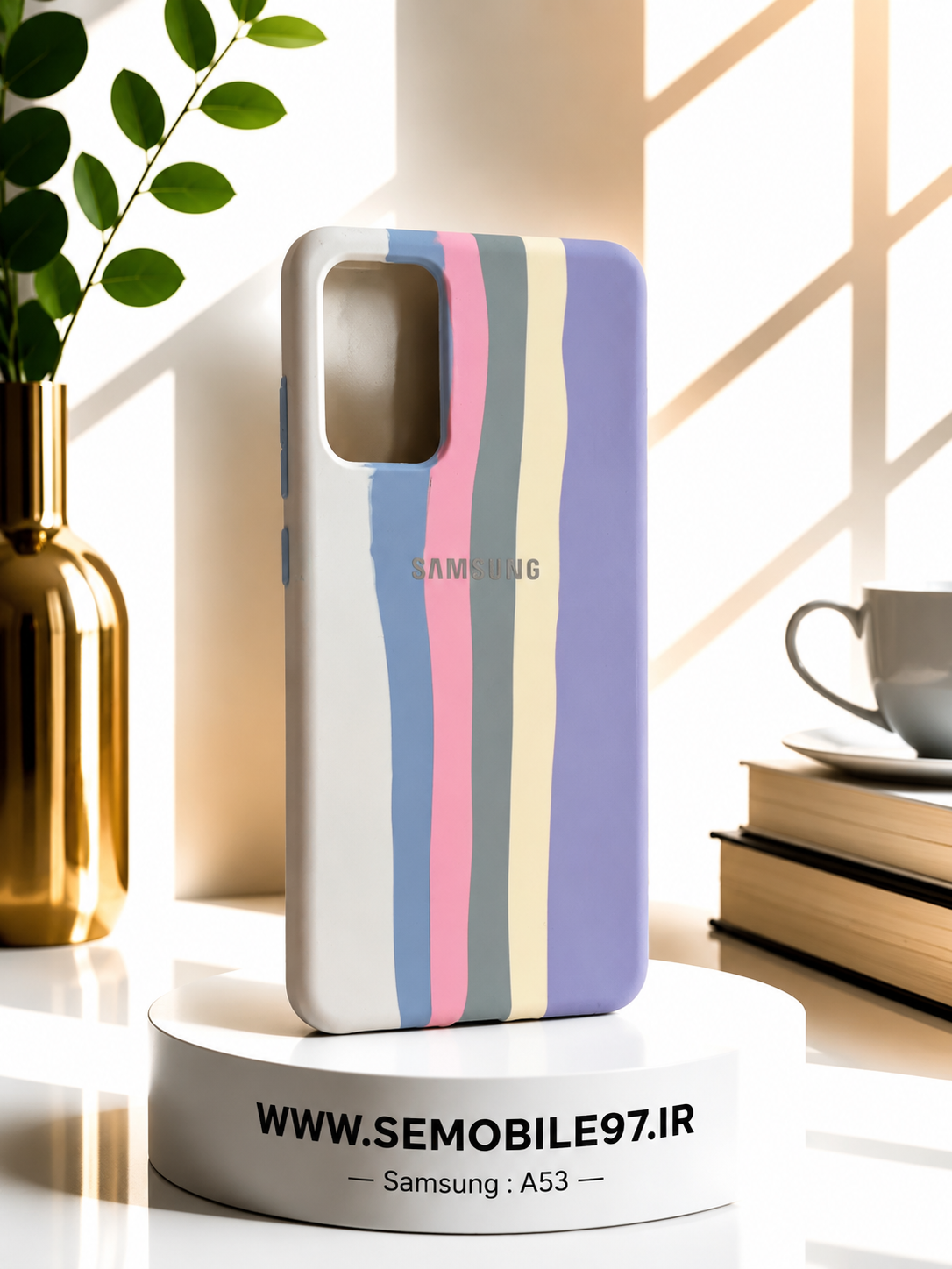 قاب گوشی Galaxy A53 سامسونگ مدل سیلیکونی پاکنی