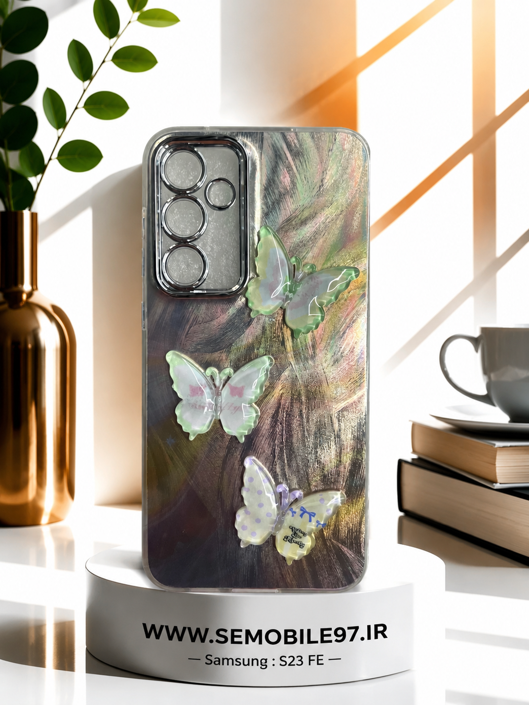 قاب گوشی Galexy S23 FE سامسونگ مدل پروانه ای