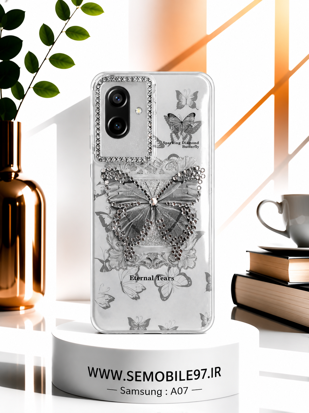 قاب گوشی Samsung A07 سامسونگ مدل پروانه ای