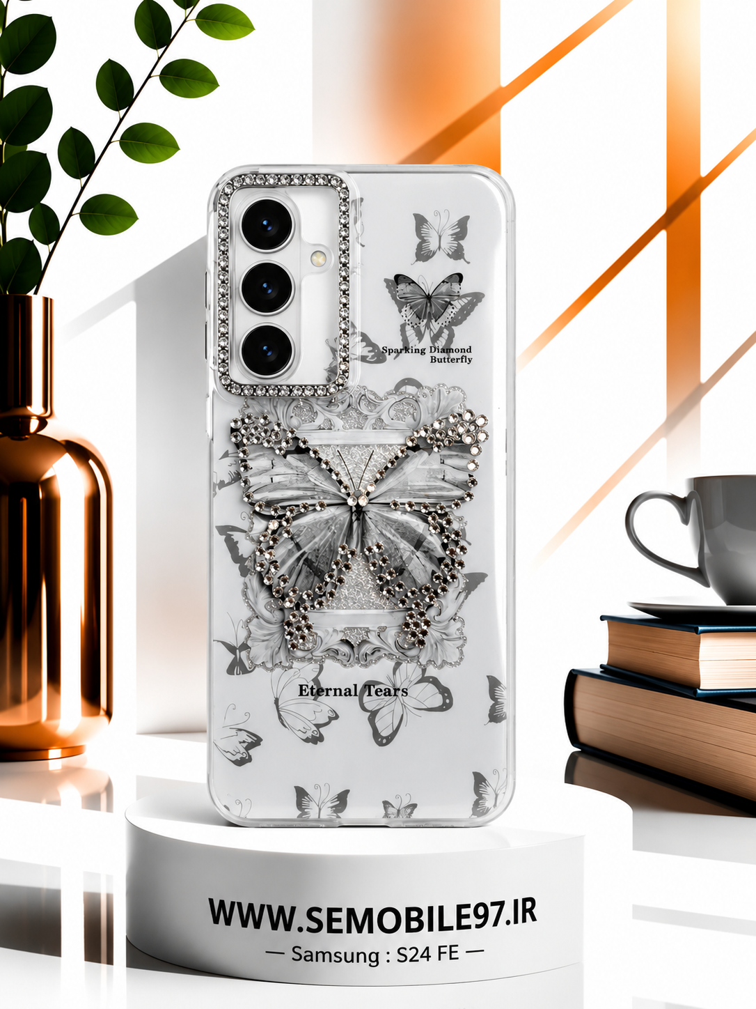 قاب گوشی Samsung S24 FE سامسونگ مدل پروانه ای