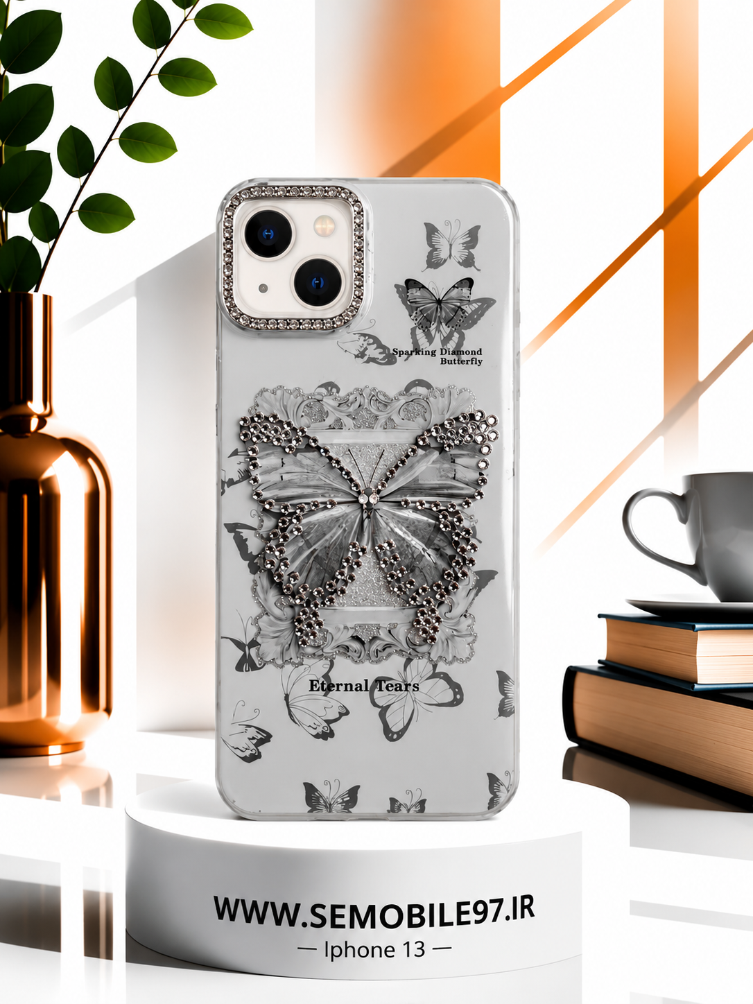 قاب گوشی Iphone 1 13 آیفون مدل پروانه ای