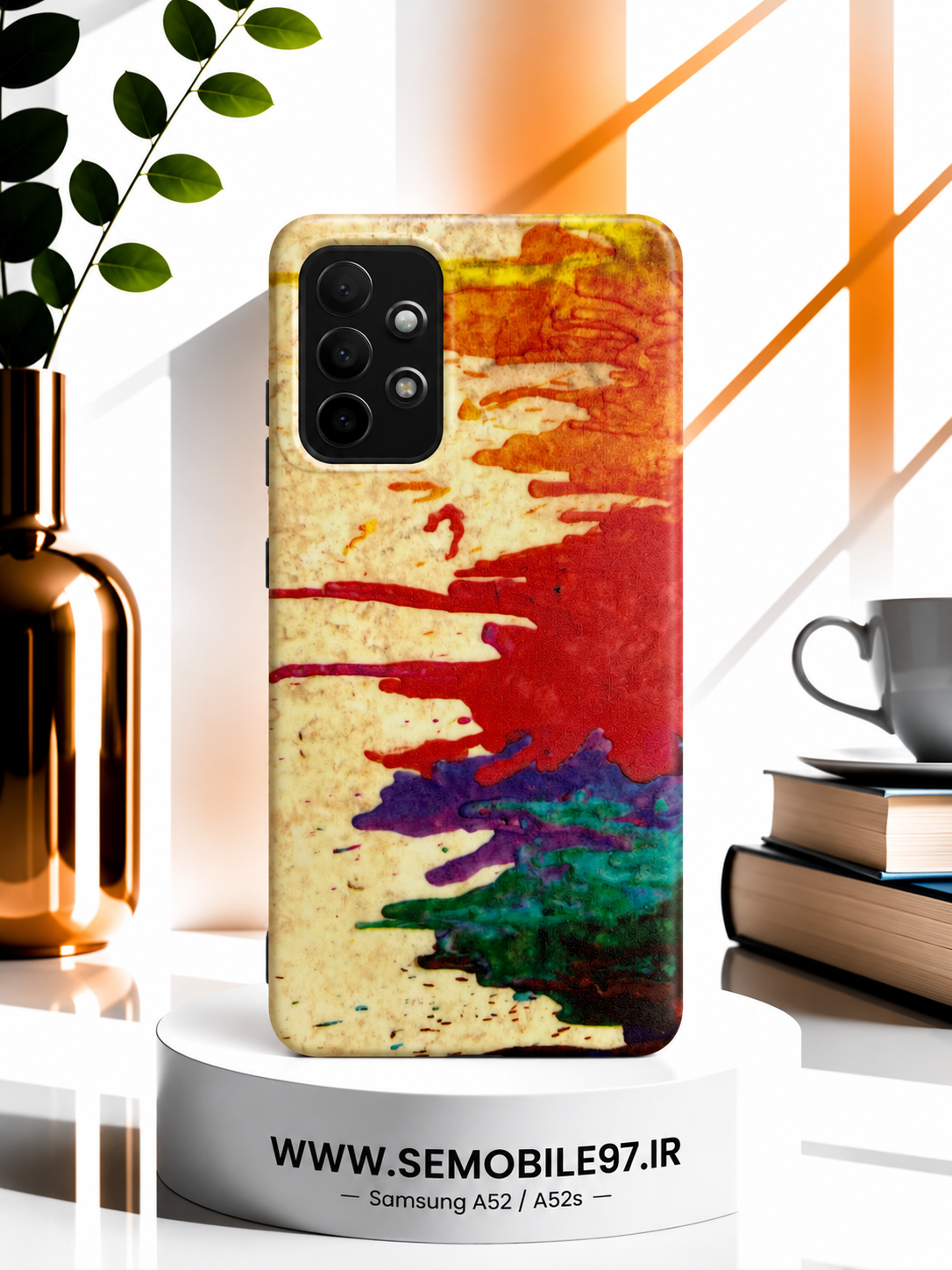 قاب گوشی Galexy A52s - A52 سامسونگ مدل آبرنگی