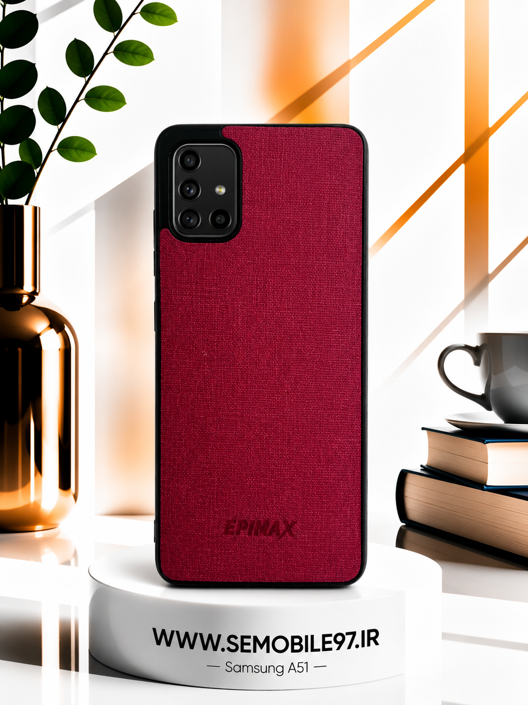 قاب گوشی Galexy A51 سامسونگ مدل چرم
