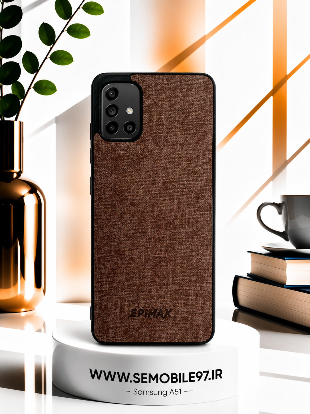 قاب گوشی Galexy A51 سامسونگ مدل چرم