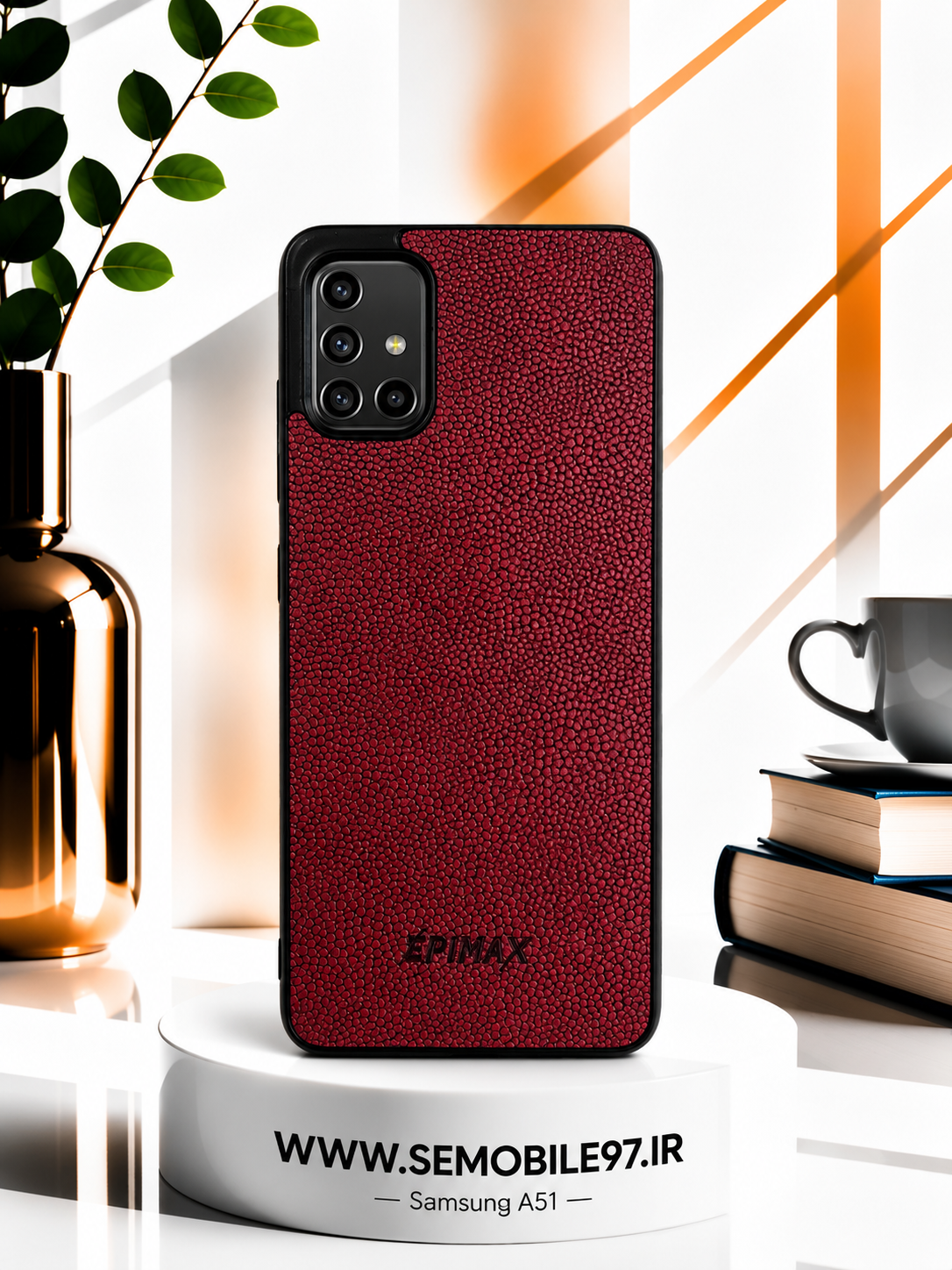 قاب گوشی Galexy A51 سامسونگ مدل چرم
