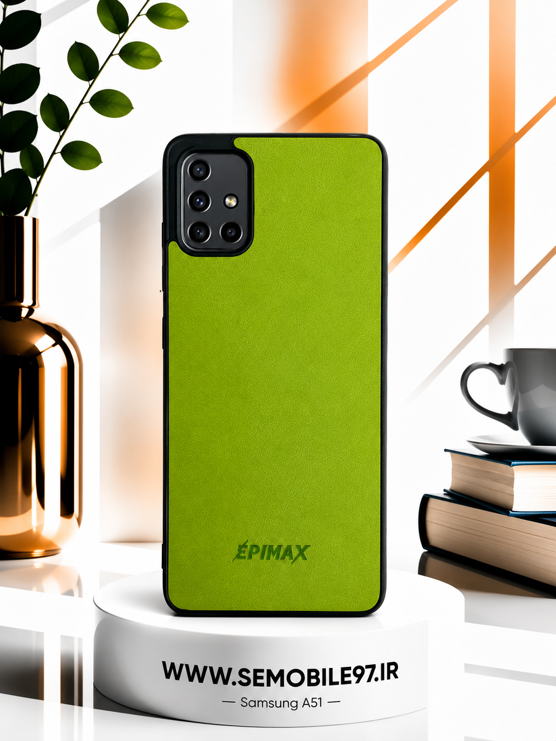 قاب گوشی Galexy A51 سامسونگ مدل چرم