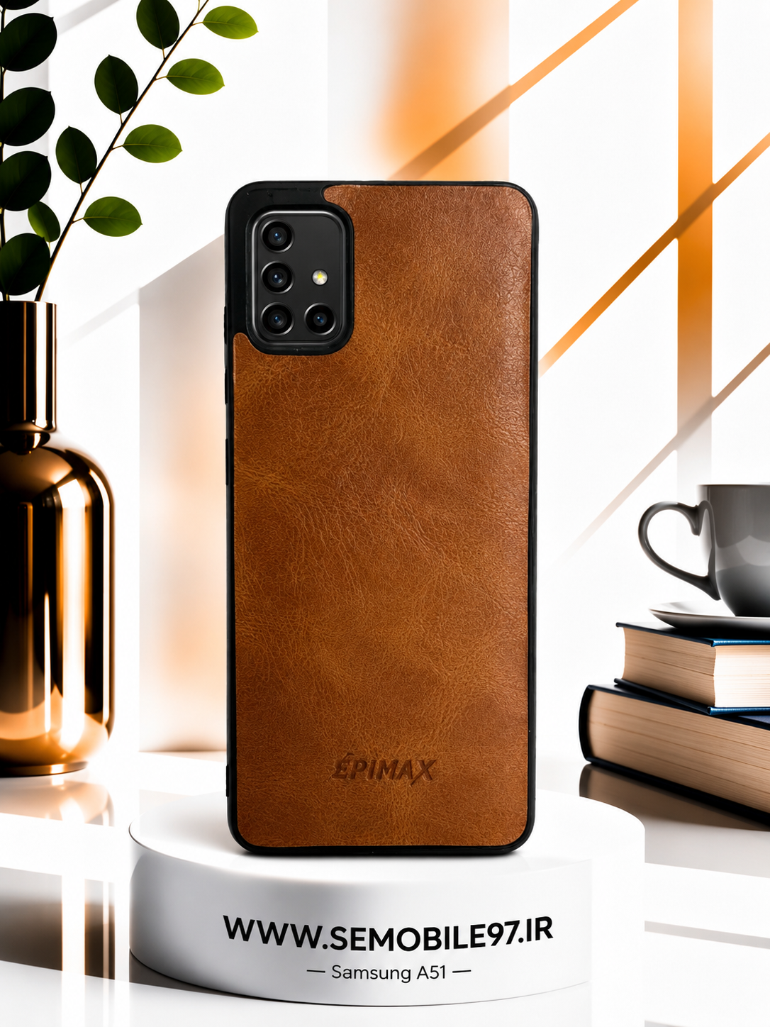 قاب گوشی Galexy A51 سامسونگ مدل چرم