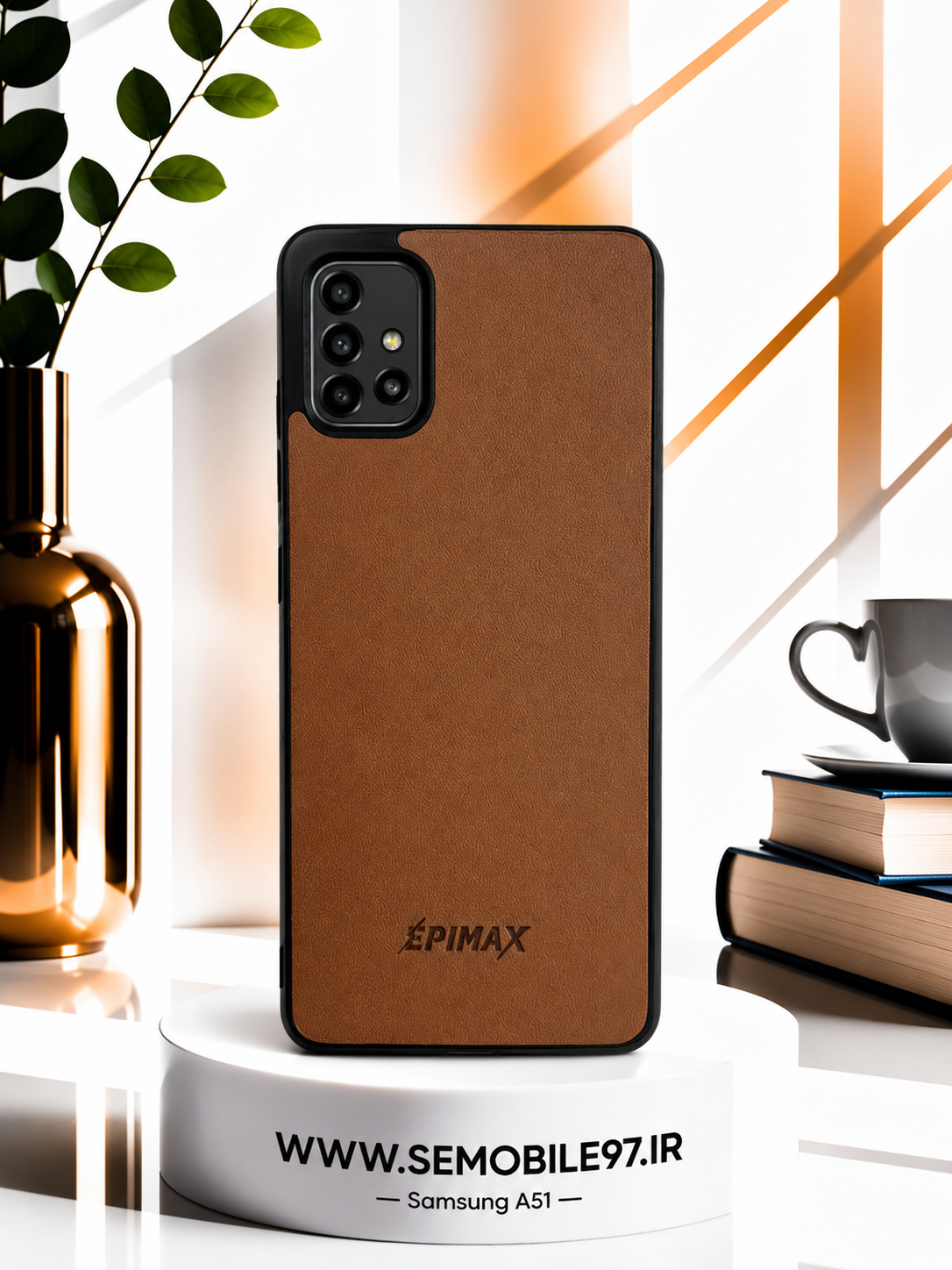 قاب گوشی Galexy A51 سامسونگ مدل چرم