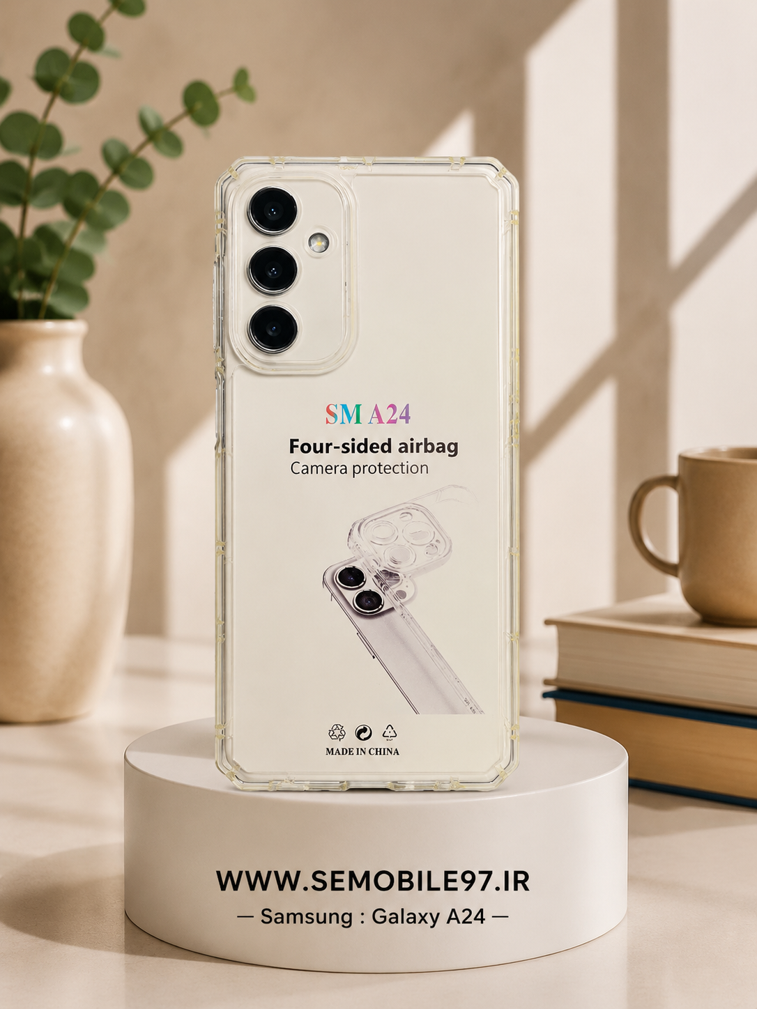 قاب گوشی Galexy A24 سامسونگ مدل شفاف