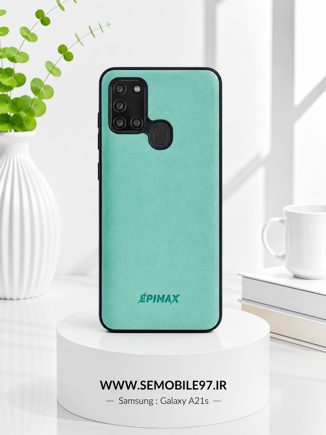 قاب گوشی Galexy A21s سامسونگ مدل طرح چرم