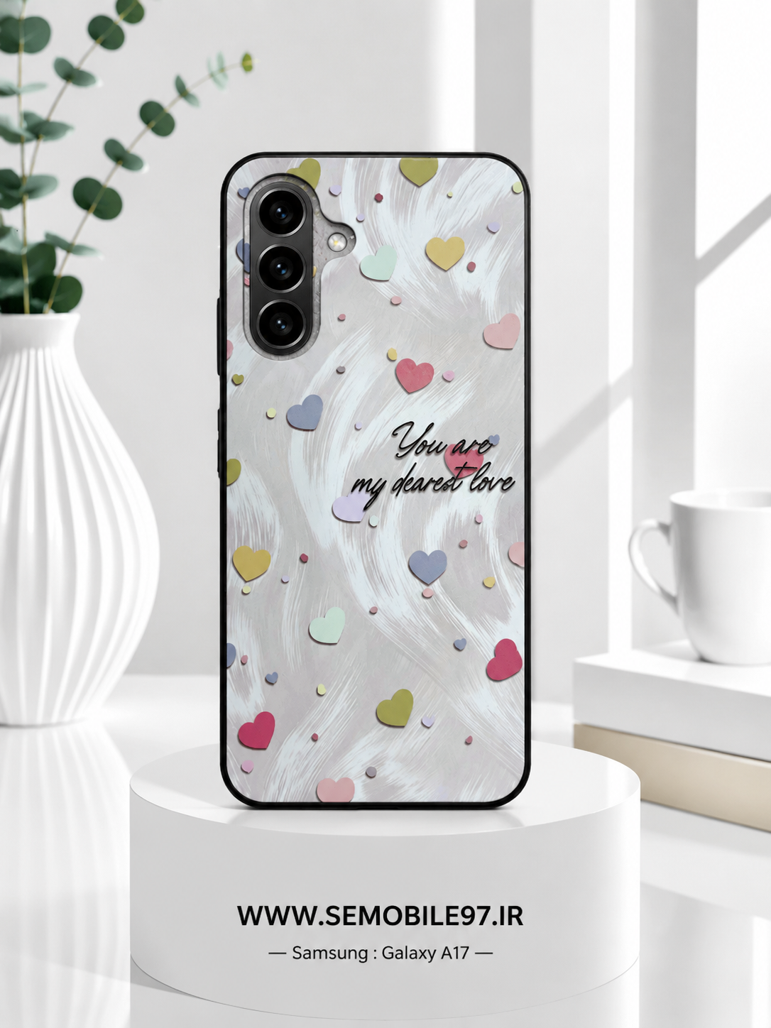 قاب گوشی Samsung A17 سامسونگ مدل قلبی