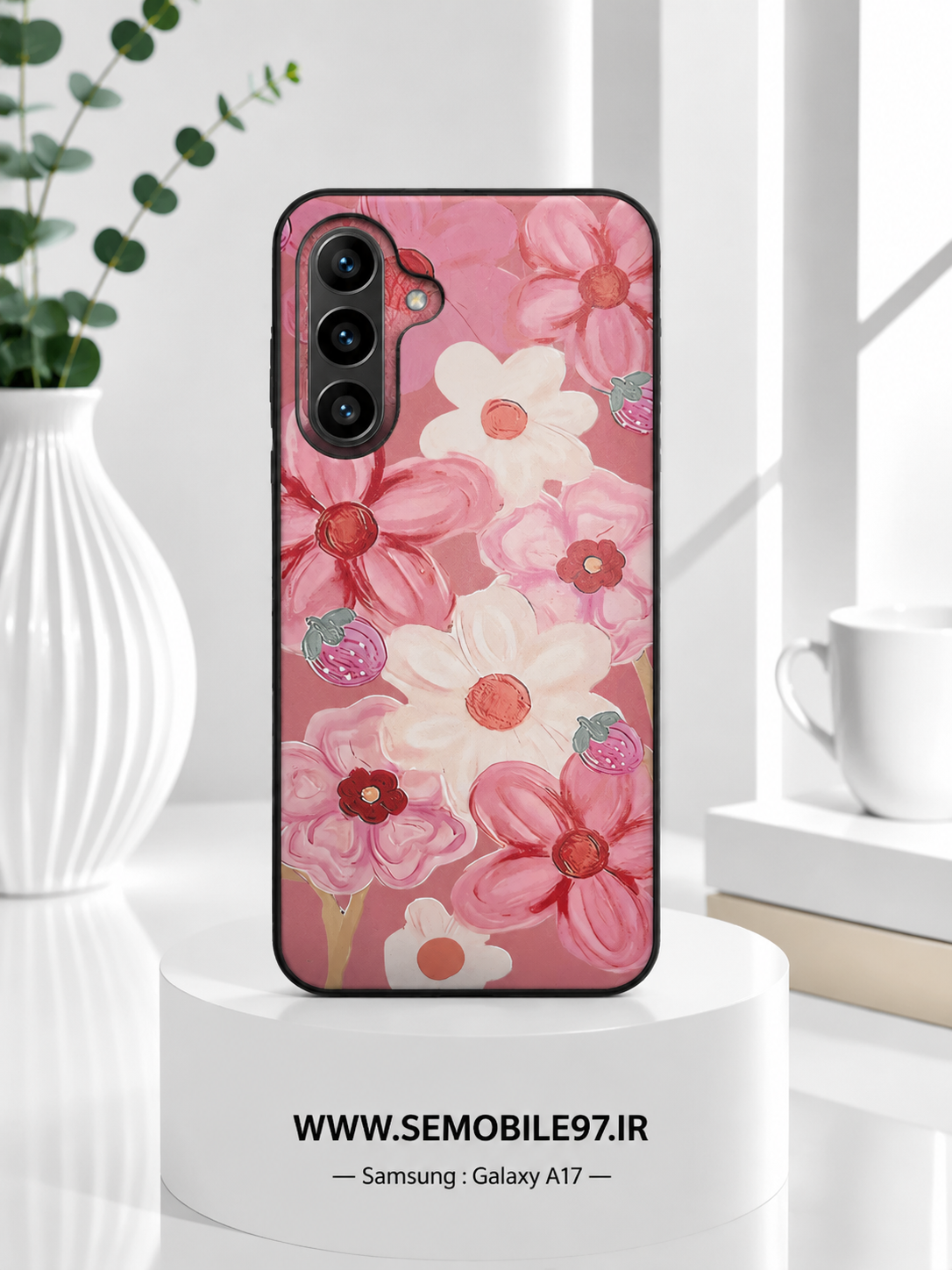 قاب گوشی Samsung A17 سامسونگ مدل گل