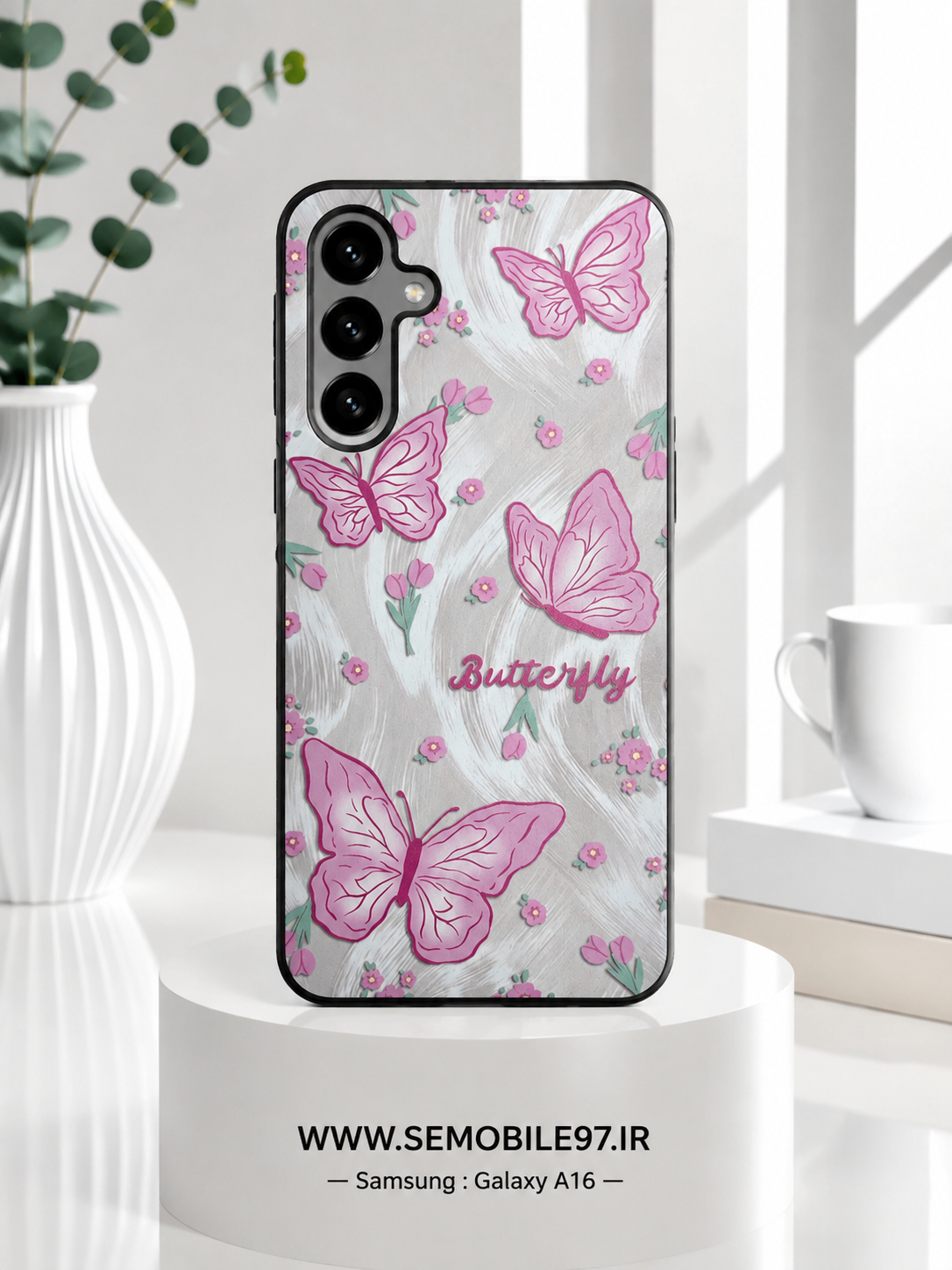 قاب گوشی Galexy A16 سامسونگ مدل پروانه ای