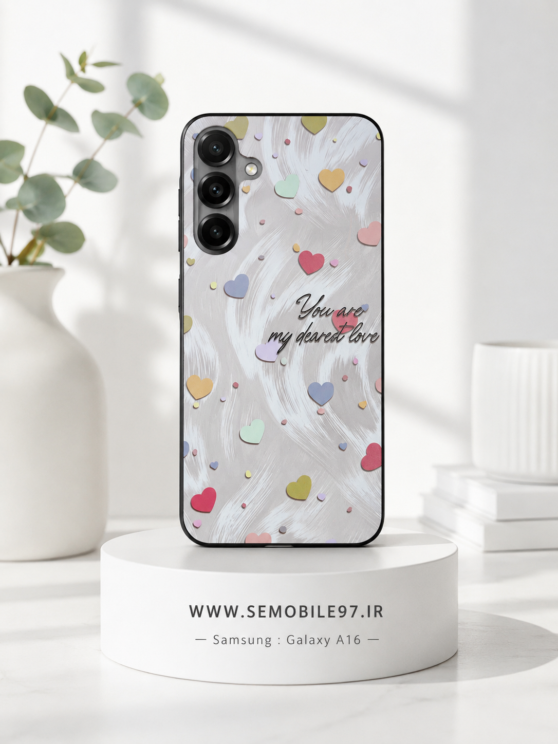 قاب گوشی Galexy A16 سامسونگ مدل قلبی