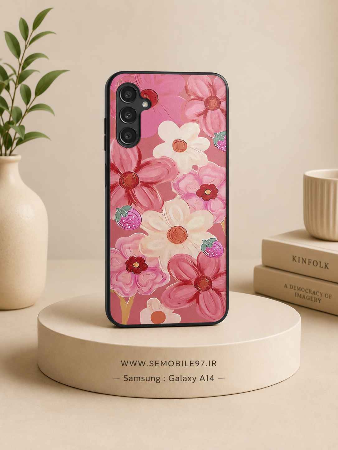 قاب گوشی Galexy A14 سامسونگ مدل گل