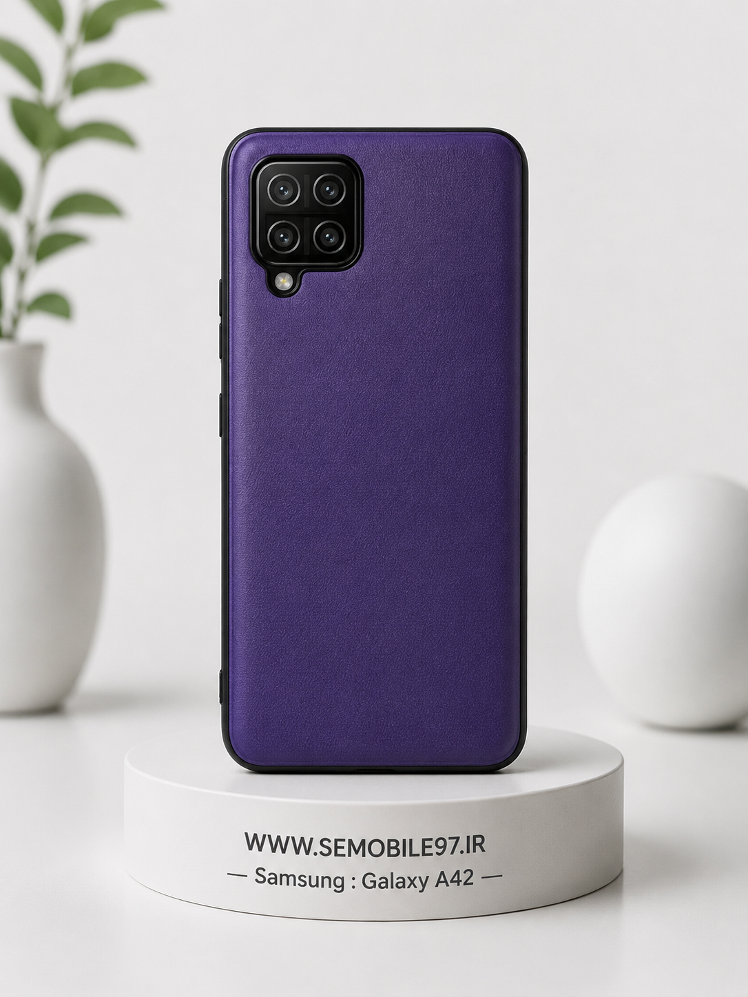 قاب گوشی  Galaxy A42 سامسونگ مدل طرح چرمی