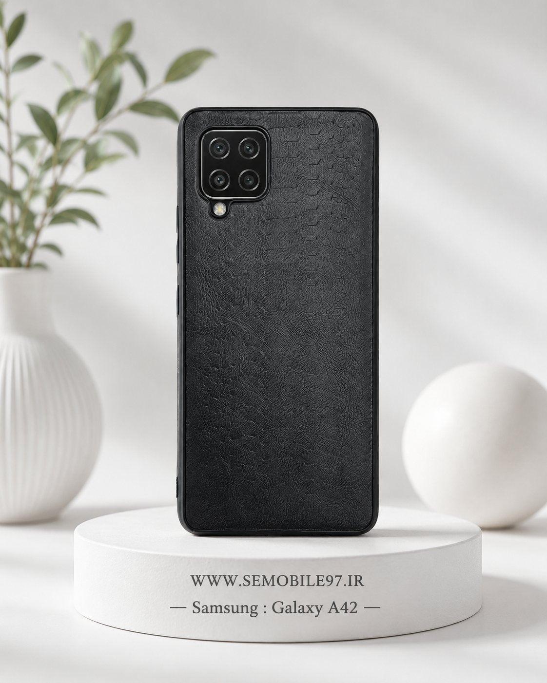 قاب گوشی  Galaxy A42 سامسونگ مدل طرح چرمی