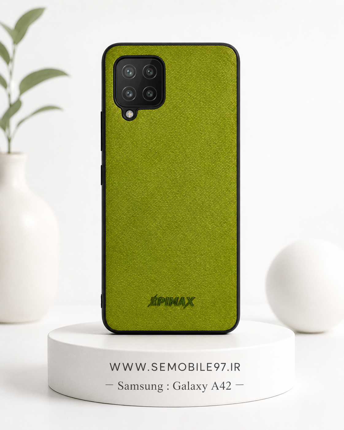 قاب گوشی  Galaxy A42 سامسونگ مدل طرح چرمی