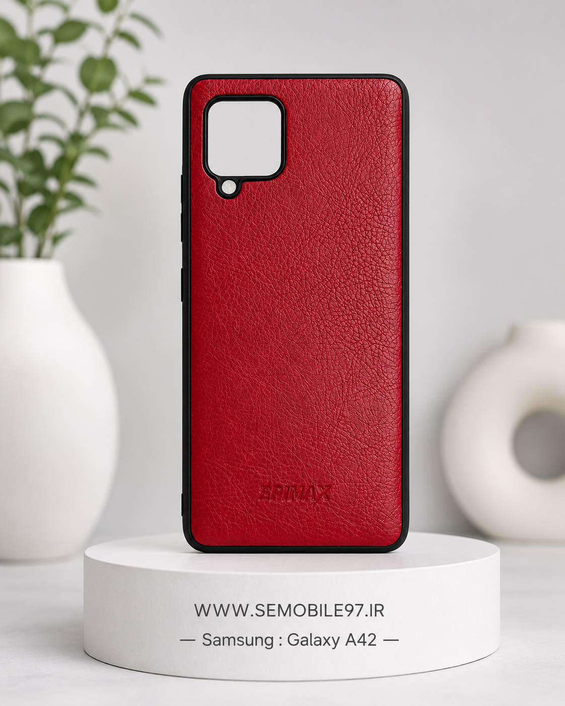 قاب گوشی  Galaxy A42 سامسونگ مدل طرح چرمی
