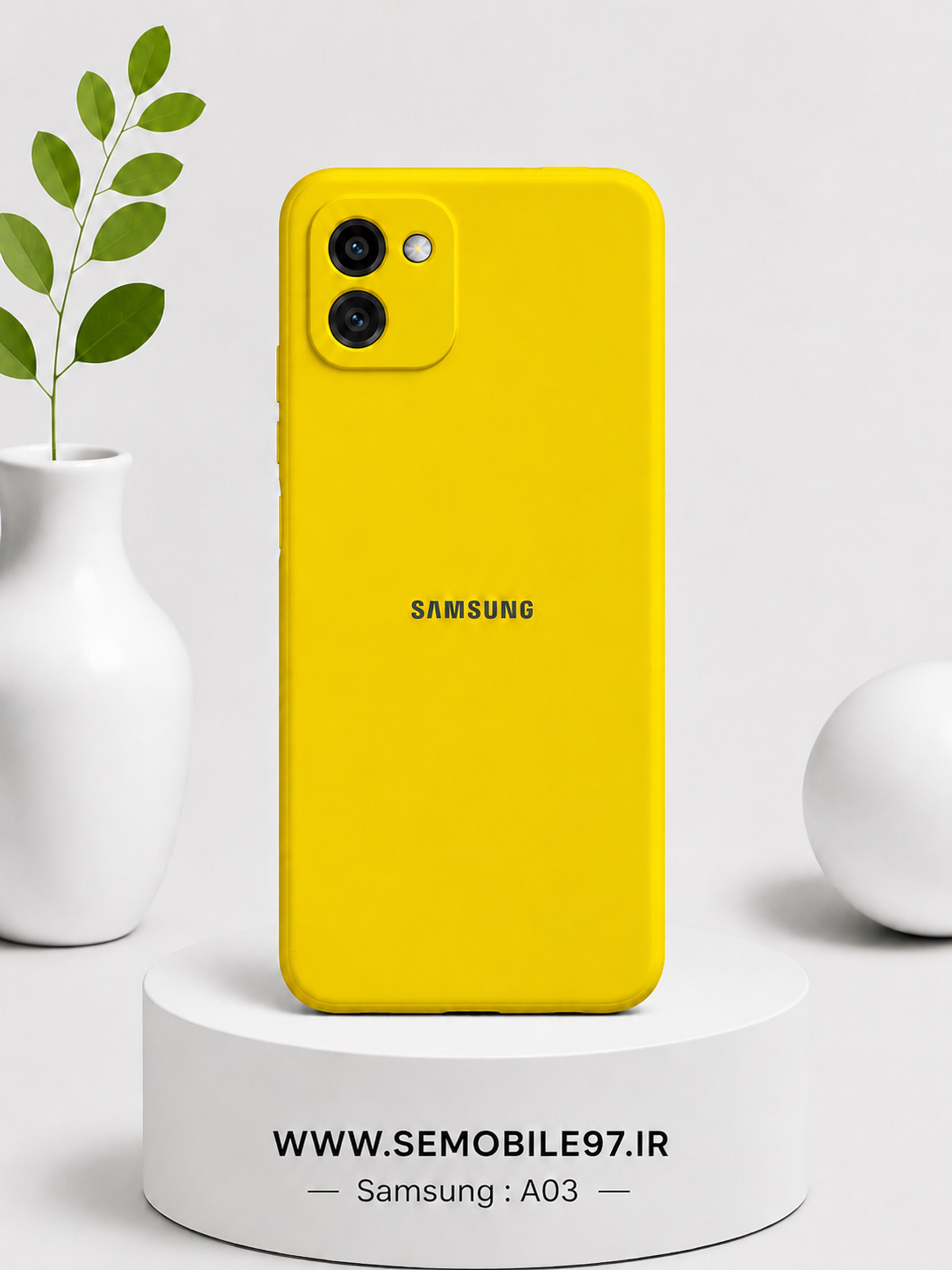 قاب گوشی Galaxy A03 سامسونگ مدل سیلیکونی