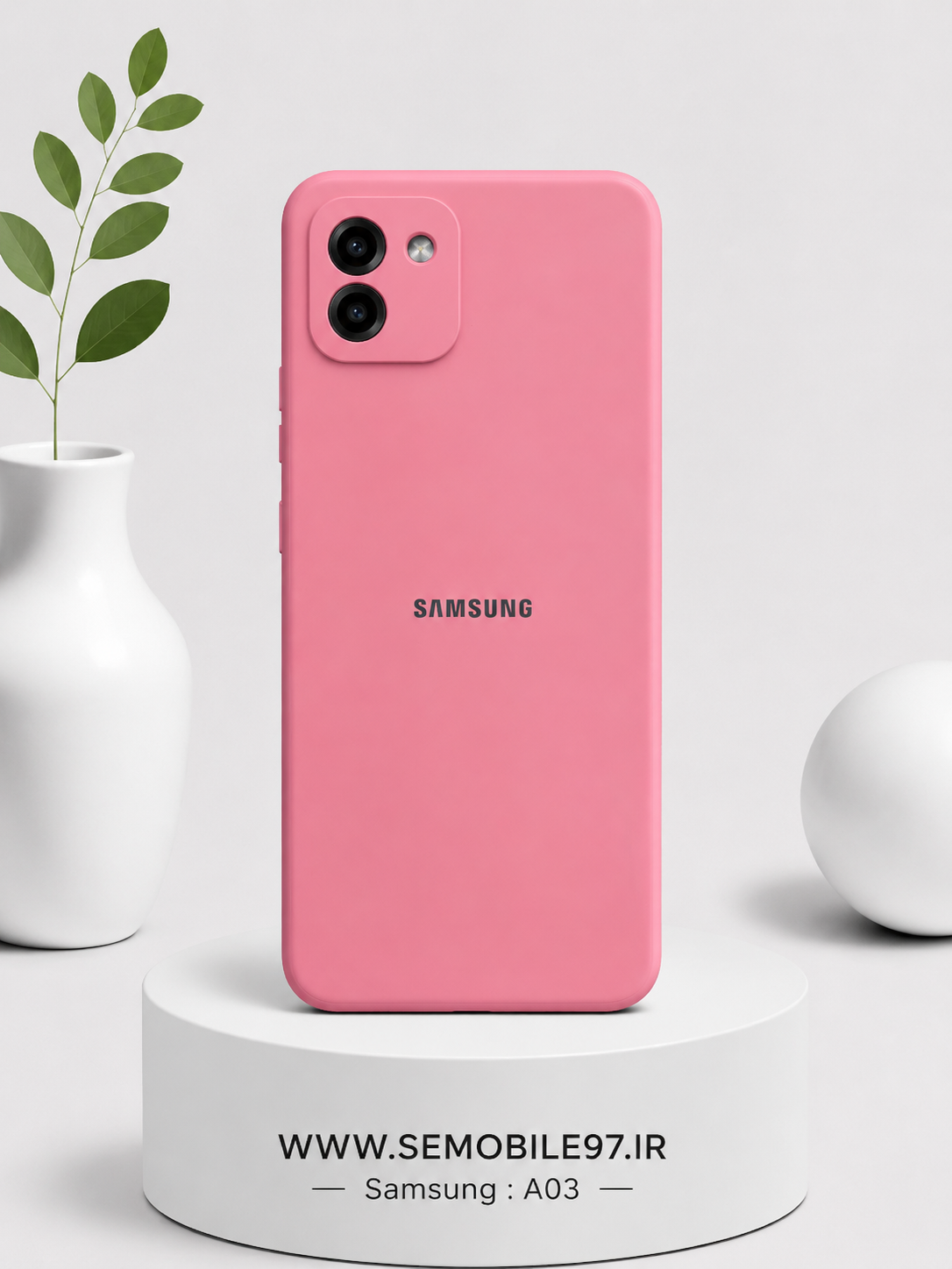قاب گوشی Galaxy A03 سامسونگ مدل سیلیکونی