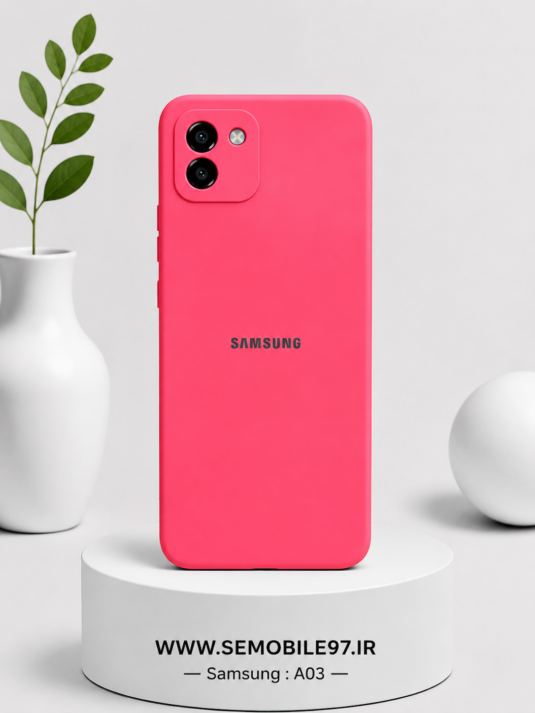 قاب گوشی Galaxy A03 سامسونگ مدل سیلیکونی