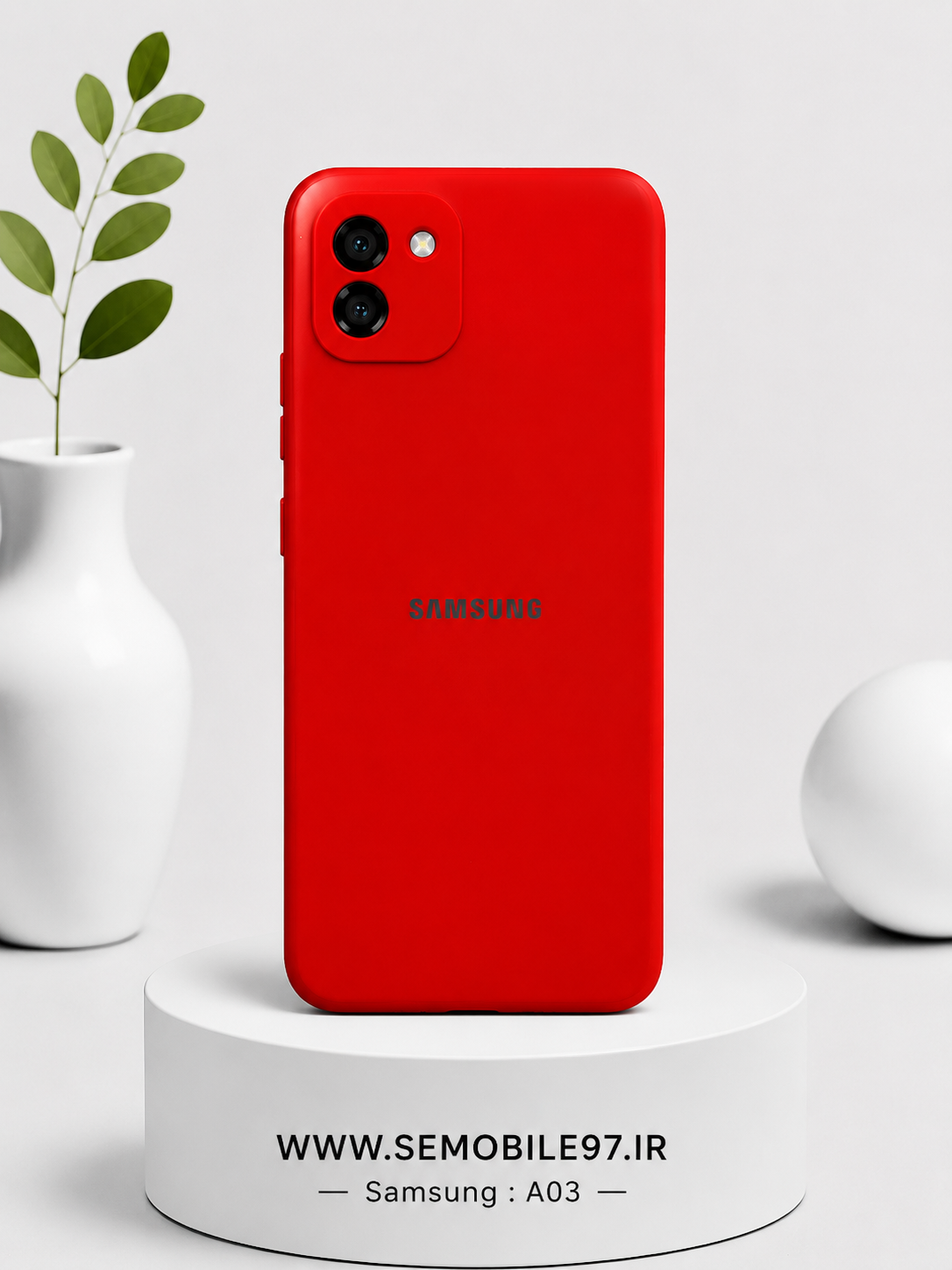 قاب گوشی Galaxy A03 سامسونگ مدل سیلیکونی