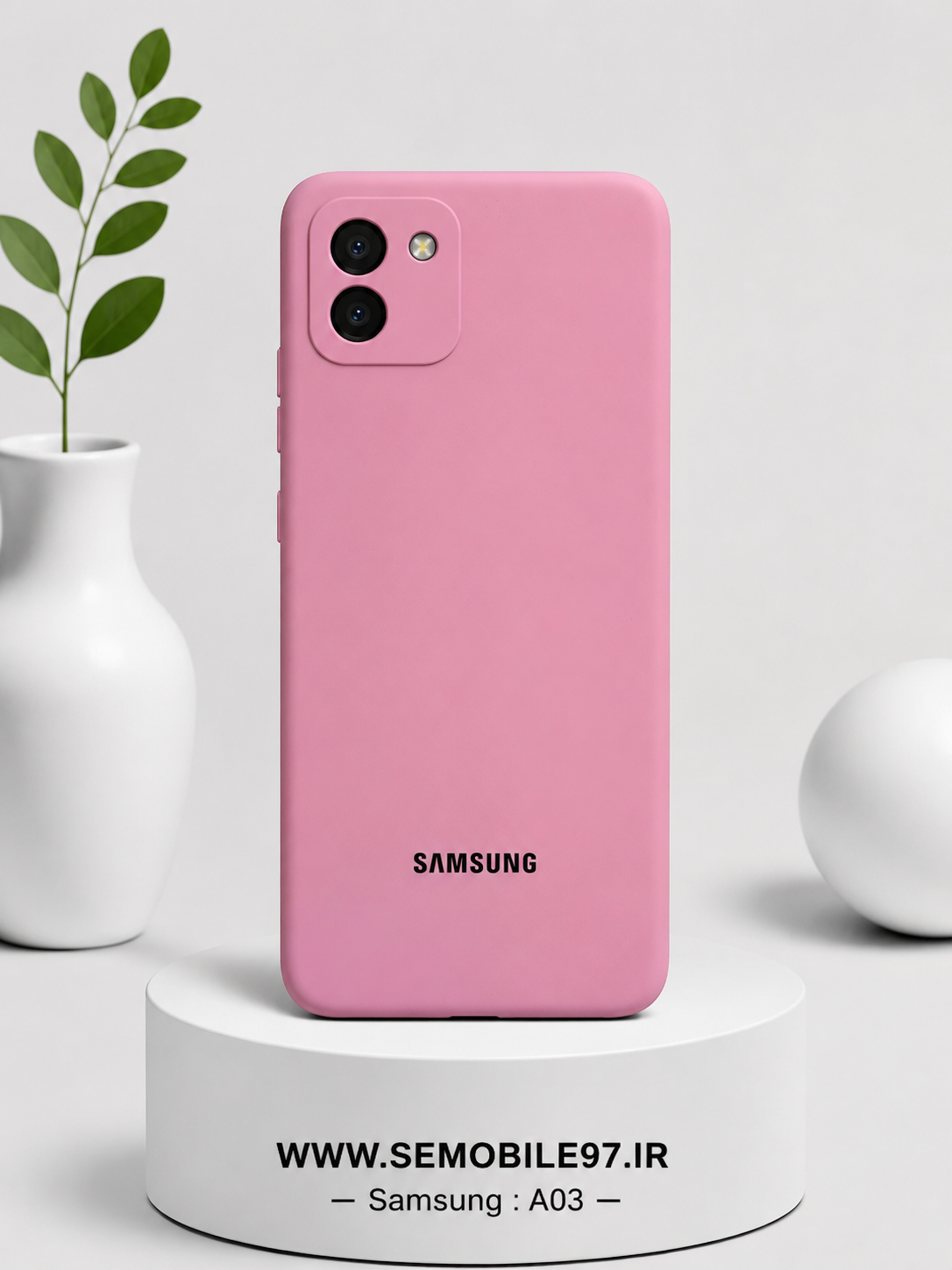 قاب گوشی Galaxy A03 سامسونگ مدل سیلیکون پاکنی
