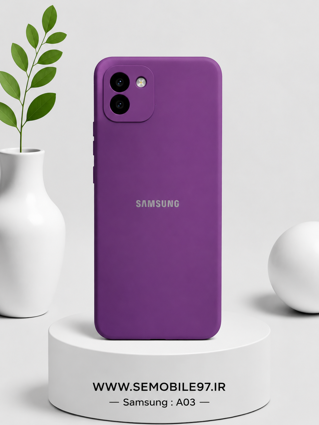 قاب گوشی Galaxy A03 سامسونگ مدل سیلیکونی
