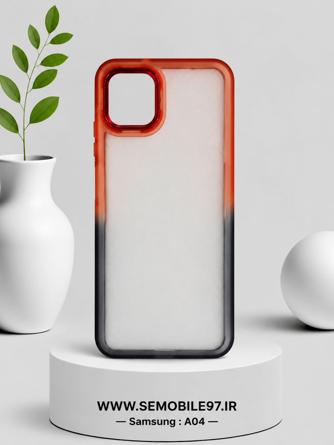 قاب گوشی Galaxy A04 سامسونگ مدل دوررنگی