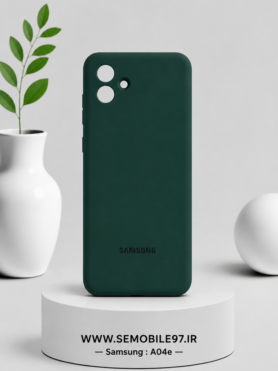 قاب گوشی Galaxy A04e سامسونگ مدل سیلیکونی پاکنی