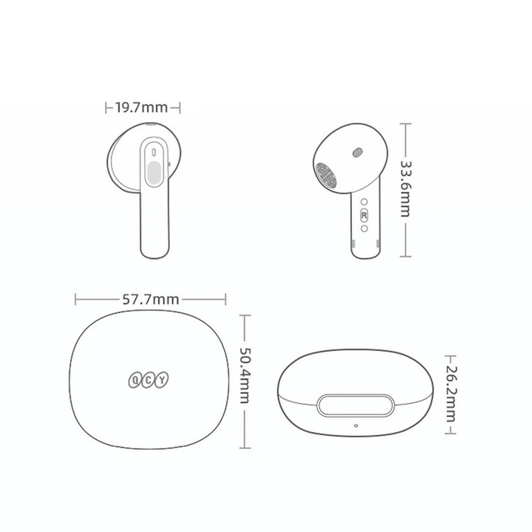 هدفون بلوتوثی کیو سی وای مدل AilyBuds E10