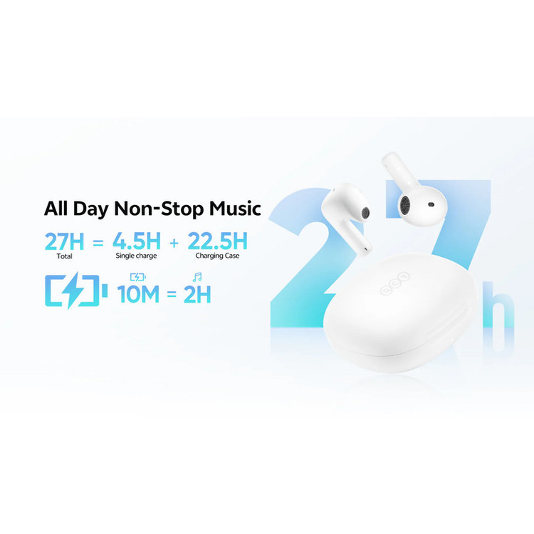 هدفون بلوتوثی کیو سی وای مدل AilyBuds E10