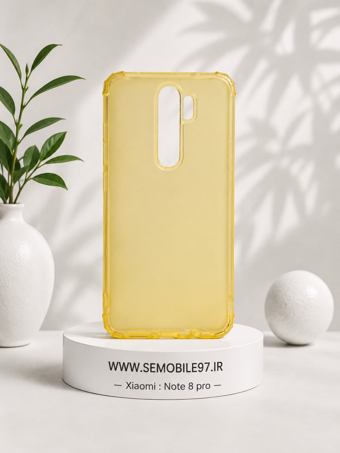 قاب شیائومی Redmi Note 8 Pro شیاؤمی مدل شفاف مات