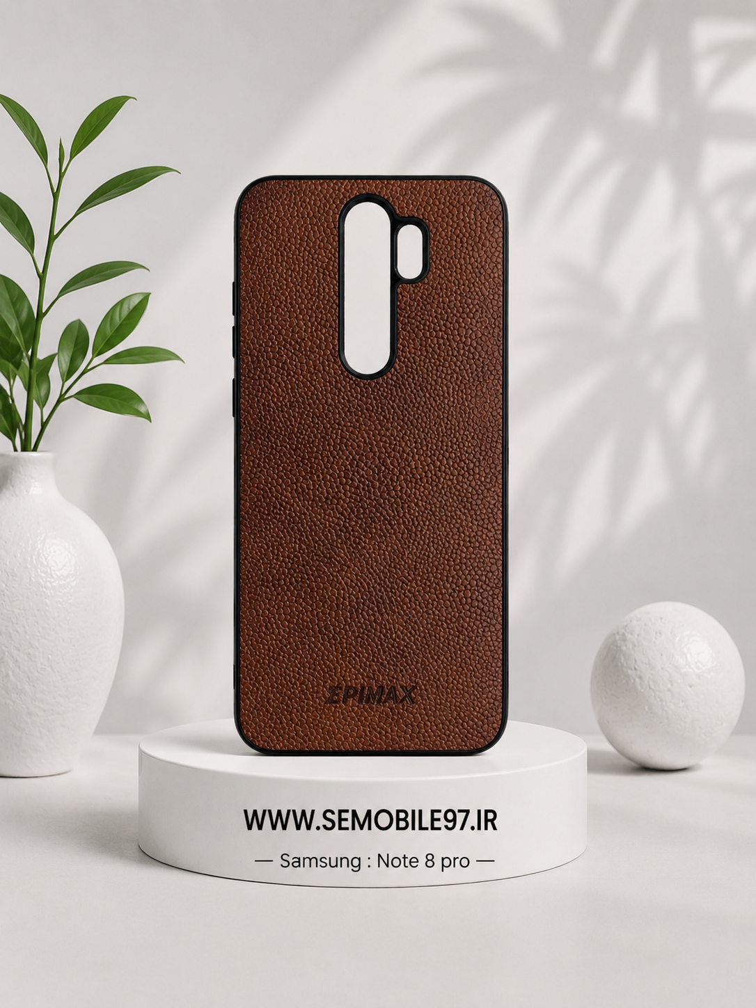 قاب شیائومی Redmi Note 8 Pro شیاؤمی مدل طرح چرم