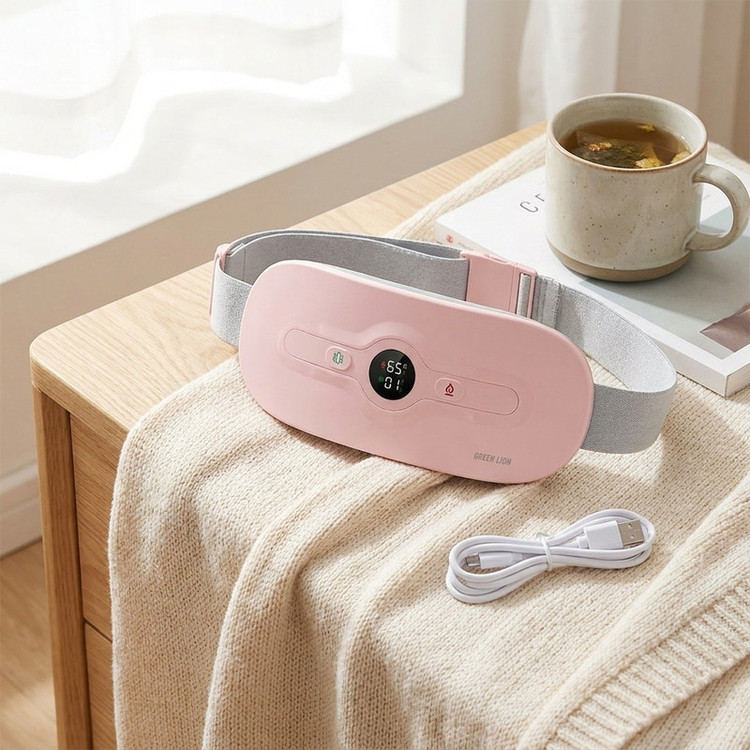 ماساژور قاعدگی برقی شکم گرین لاین مدل Bloom Heat