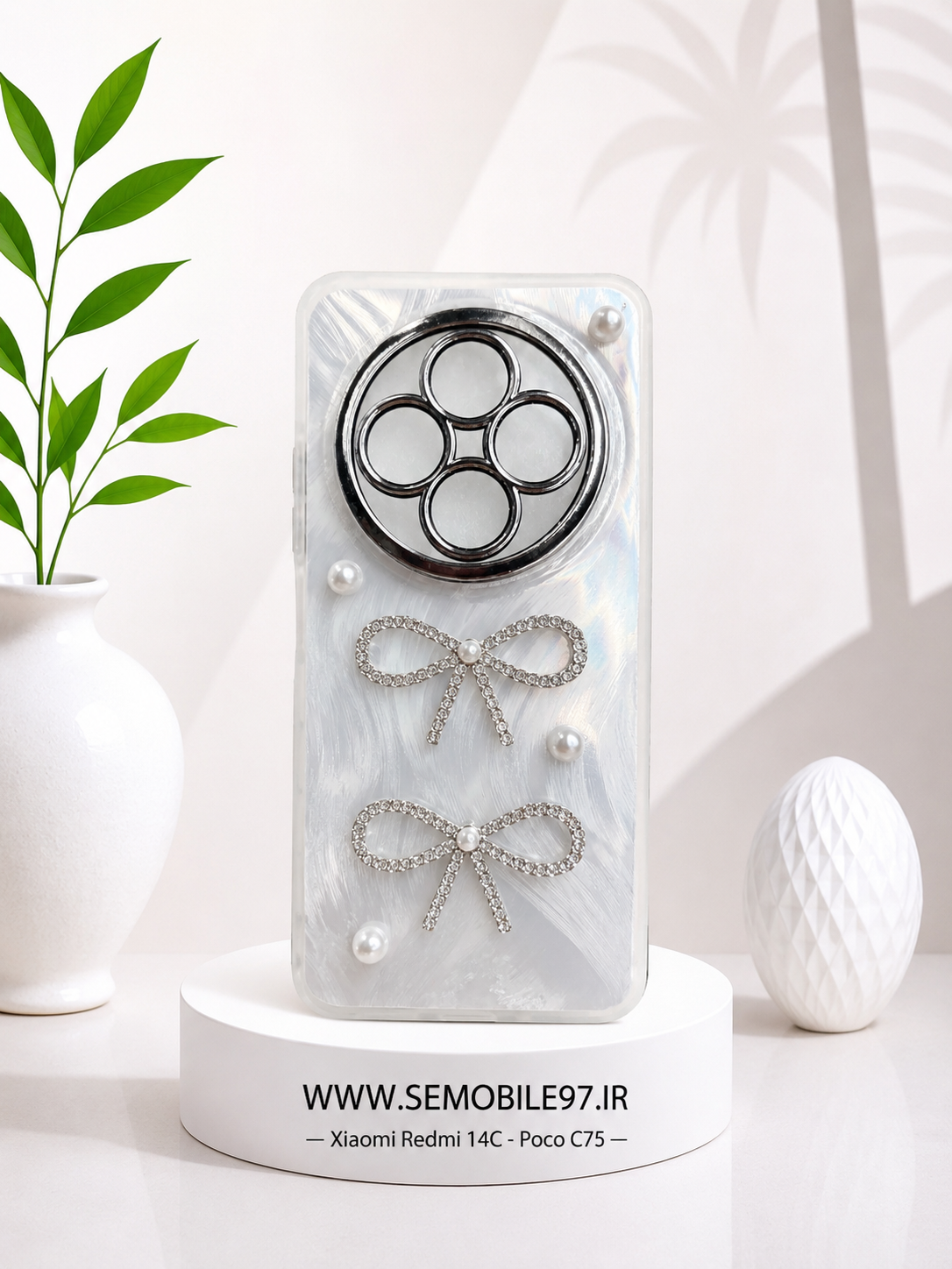 قاب گوشی Redmi 14C - Poco C75 شیائومی مدل پاپیون