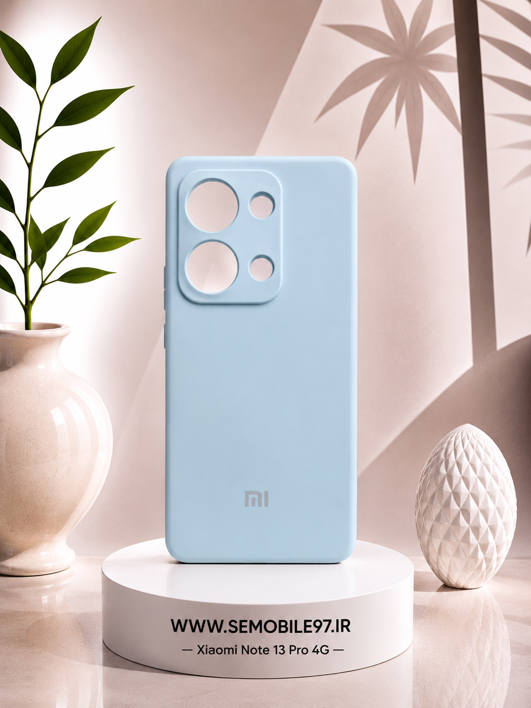 قاب گوسی Redmi Note 13 Pro 4G شیائومی سیلیکونی پاکنی