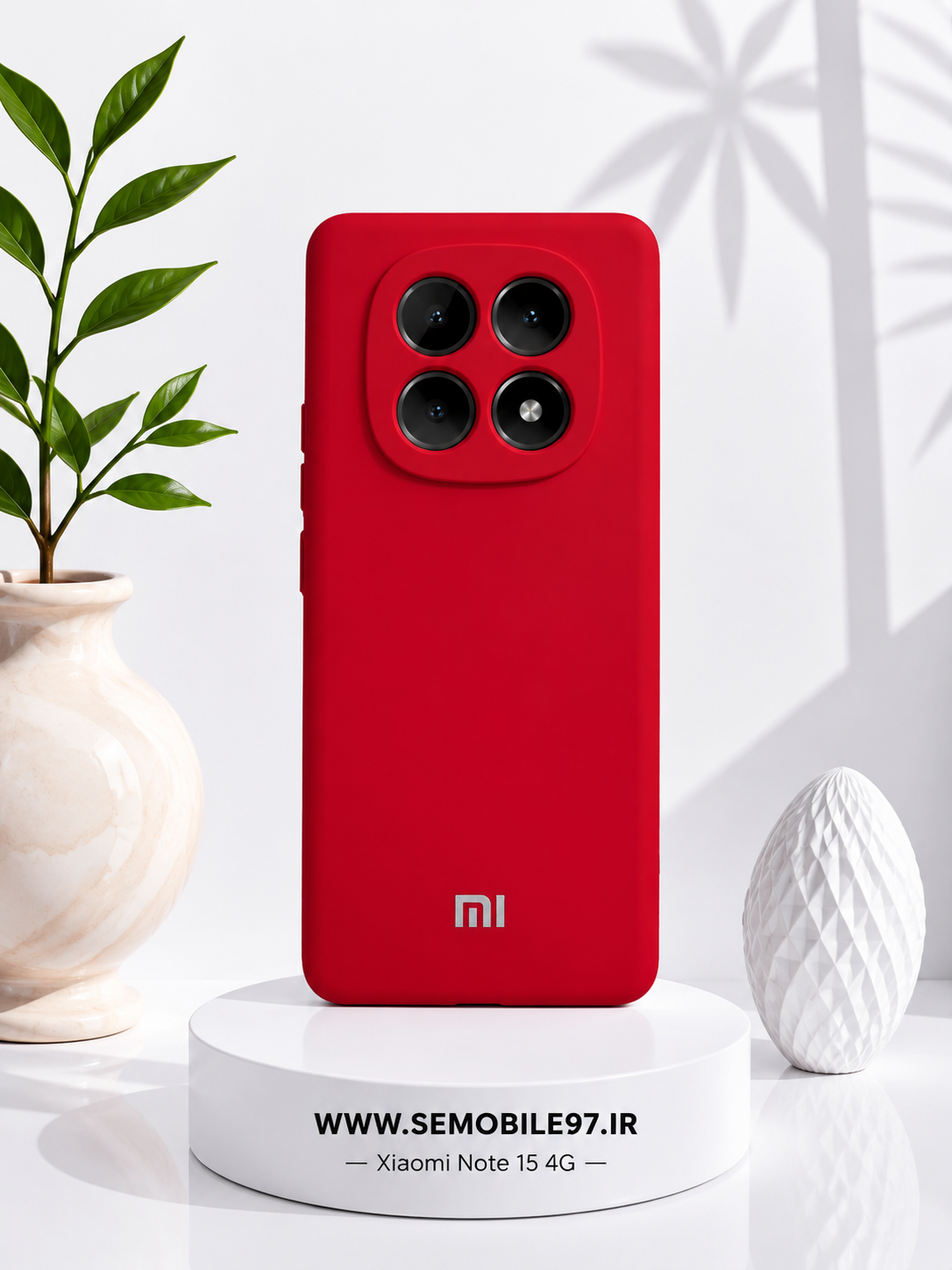 قاب گوشی Redmi Note 15 4G مدل شیائومی مدل سیلیکونی