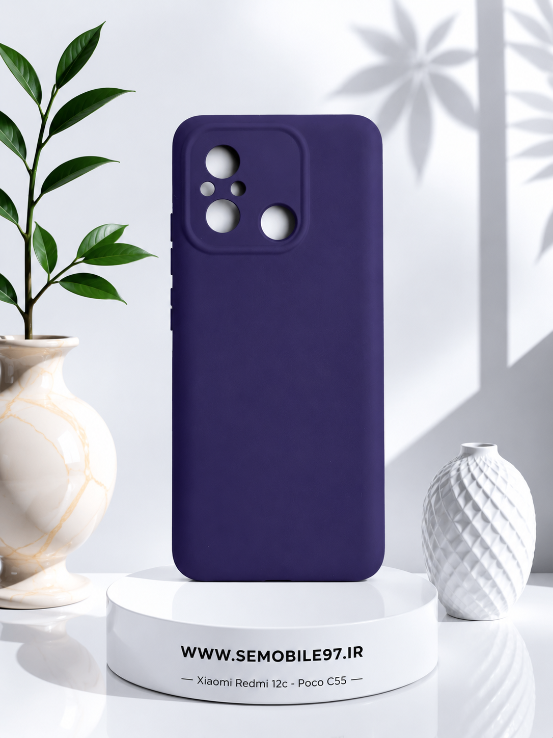 قاب گوشی Redmi 12c - Poco C55 شیائومی مدل سیلیکونی