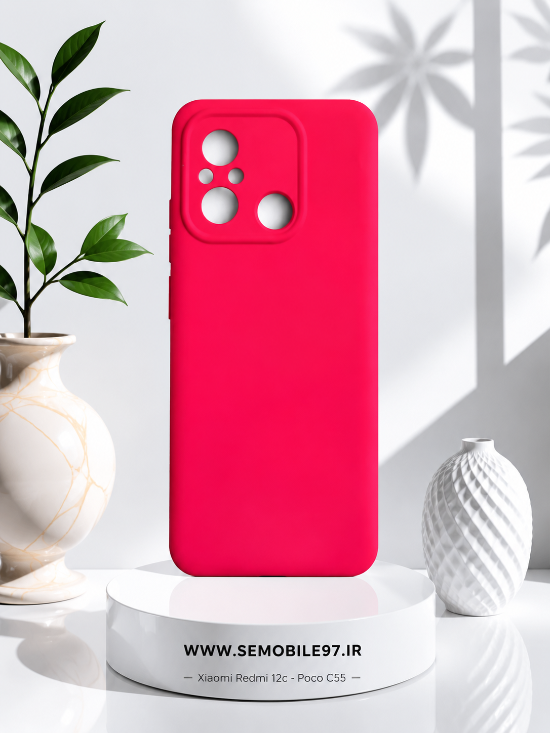 قاب گوشی Redmi 12c - Poco C55 شیائومی مدل سیلیکونی