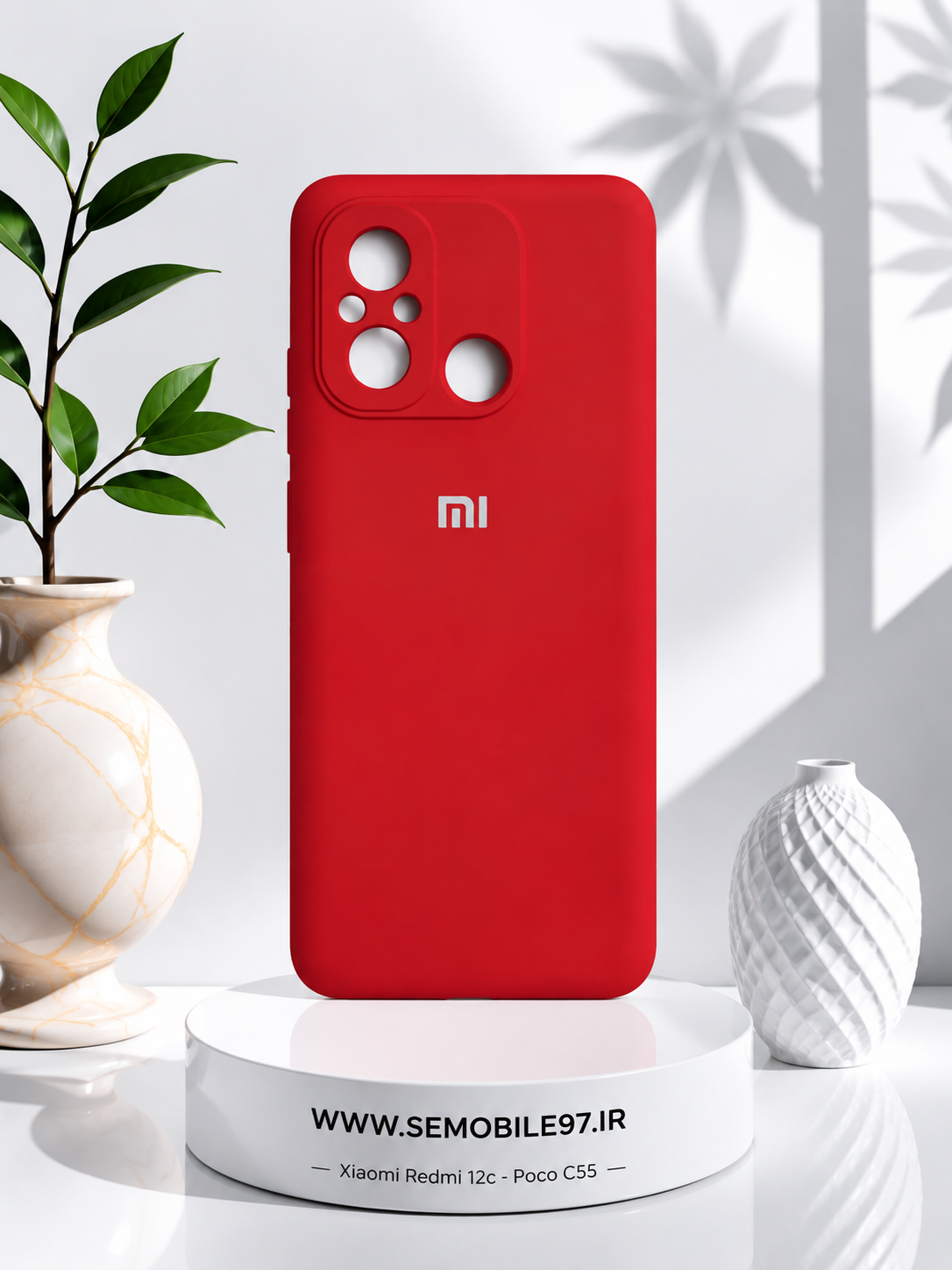 قاب گوشی Redmi 12c - Poco C55 شیائومی مدل سیلیکونی