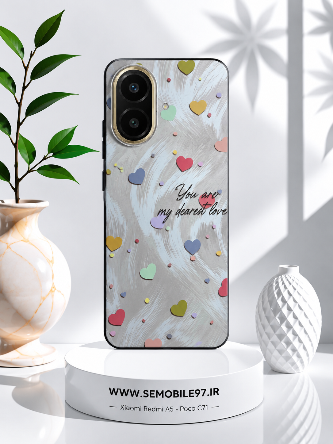 قاب گوشی Redmi A5 - Poco C71 شیائومی مدل قلبی