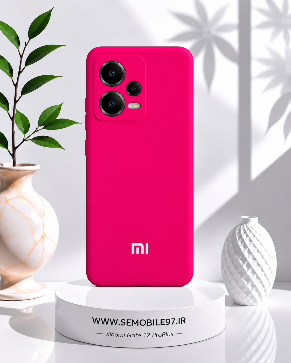 قاب گوشی Redmi Note 12 ProPlus شیائومی مدل سیلیکونی پاکنی