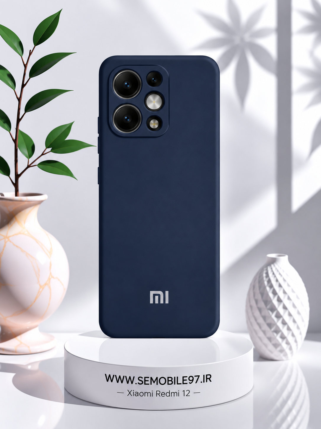 قاب گوشی Redmi 12 شیائومی مدل سیلیکونی