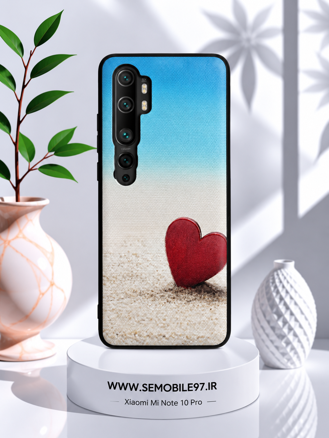 قاب گوشی Mi Note 10 pro شیائومی مدل قلب