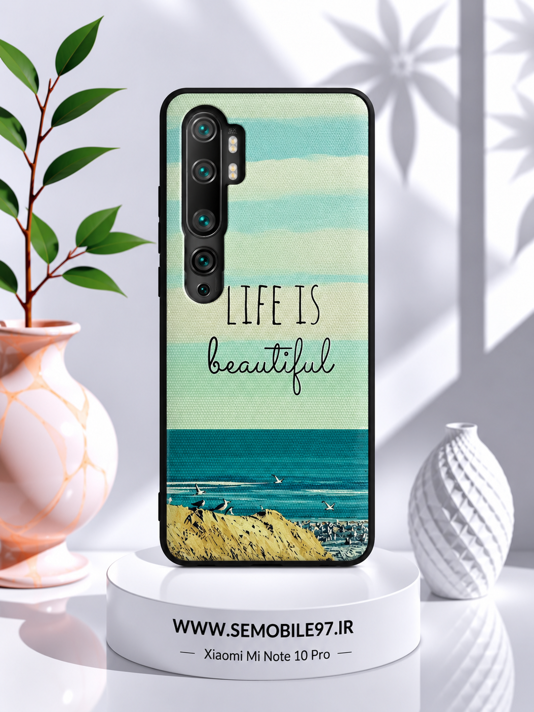 قاب گوشی Mi Note 10 pro شیائومی مدل ساحل